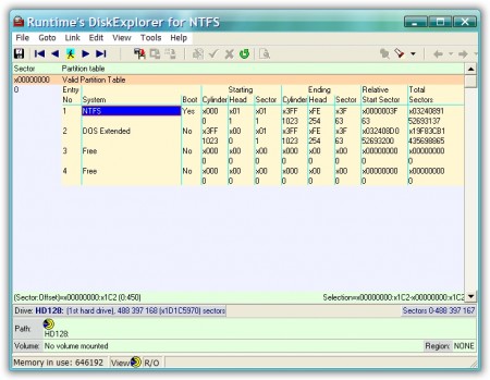 Runtime DiskExplorer 3.40 for NTFS