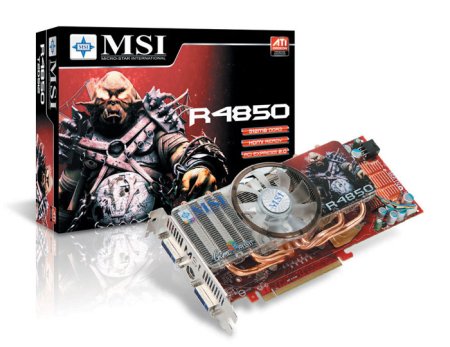  MSI R4850-T2D512 Quad Pipe  ,    Radeon HD 4850