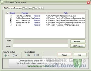 XP Firewall Commander 3.5.0.0