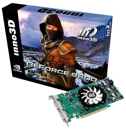 Inno3D GeForce 9600 GSO  512   GDDR3