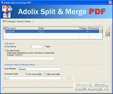 Adolix Split & Merge PDF v1.3