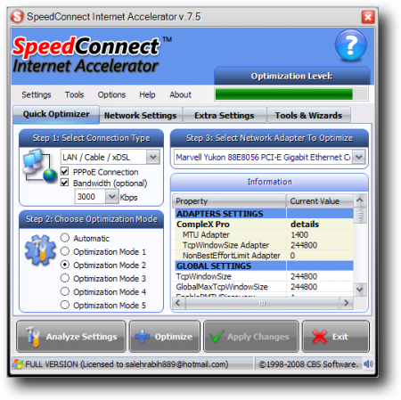 Portable SpeedConnect Internet Accelerator 7.5