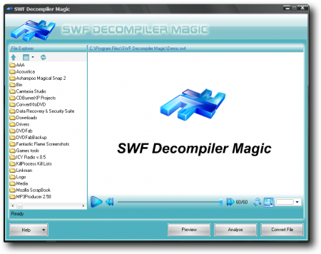 Portable SWF Decompiler Magic 5.0.1.3557