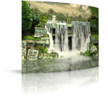 Mayan Waterfall 3D 