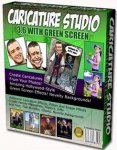 Portable Caricature Studio Green Screen v3.6 (NEW)
