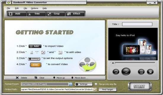 Daniusoft DVD & Video Converter Pack 1.8 Portable ENG