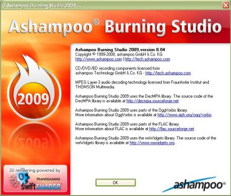 Ashampoo Burning Studio 2009 FREE 8.0.4 b 4877 Rus