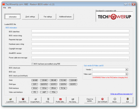 TechPowerUp Radeon BIOS Editor 1.21