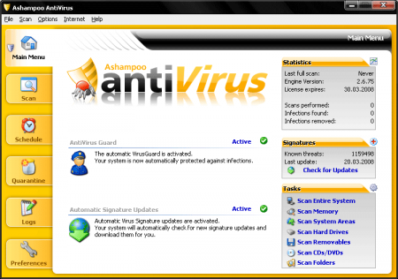 Ashampoo AntiVirus 1.61