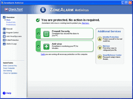 ZoneAlarm Antivirus 8.0.400.020