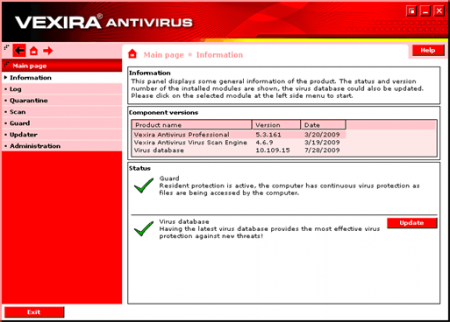 Vexira Antivirus 6.01.124 Build 124