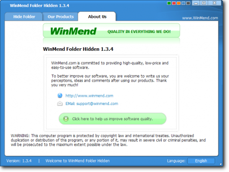 WinMend Folder Hidden 1.3.4