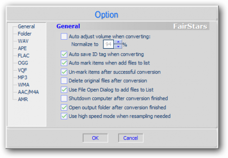 Fairstars Audio Converter 1.82