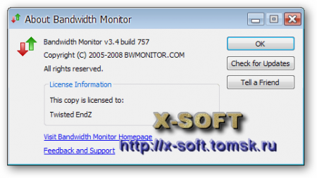 Bandwidth Monitor 3.4 Build 757