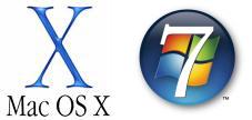 Windows 7  Mac OS X  