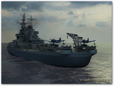 Battleship Missouri 3D Screensaver 1.0