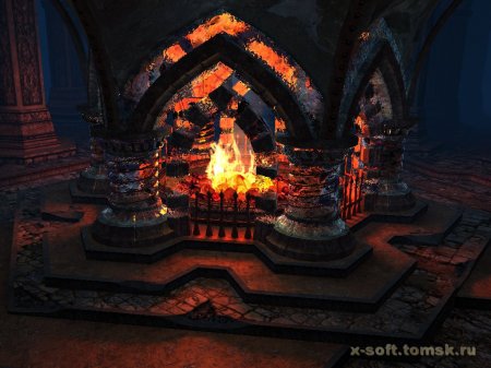 Crystal Fireplace 3D Screensaver 1.0