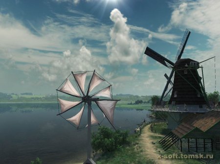 Dutch Windmills 3D Screensaver 1.0