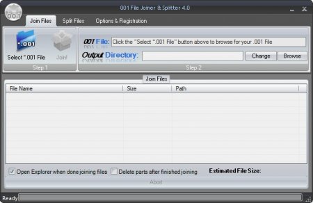 001 File Joiner And Splitter v4.0.5.0