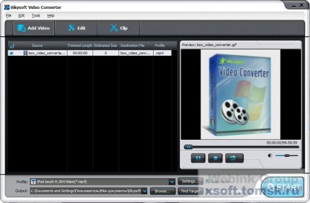 iSkysoft Video Converter 2.3.1