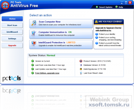 PC Tools AntiVirus Free 7.0.0.545 Eng