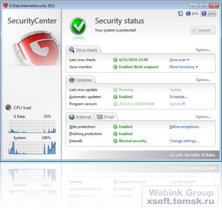 G Data Internet Security 2011 v21.0.2.1 Eng