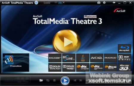 ArcSoft TotalMedia Theatre Platinum v3.0.1.185 ML (+SimHD + 3DPlug-in)