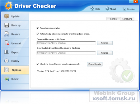 Driver Checker v2.7.4 Datecode 15.10.2010