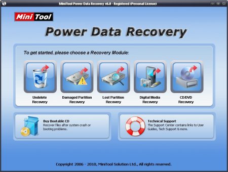 MiniTool Power Data Recovery v6.5.0.1
