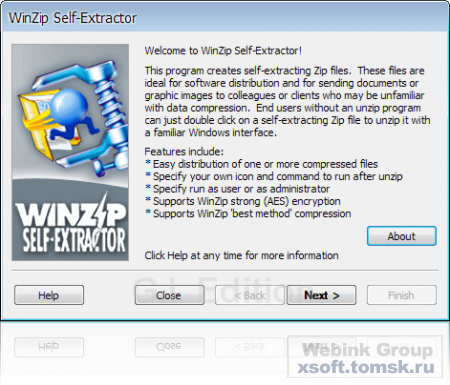 WinZip Self Extractor v4.0 Build 8672 Eng