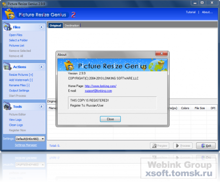 Picture Resize Genius v2.9.9 Build 50 Eng