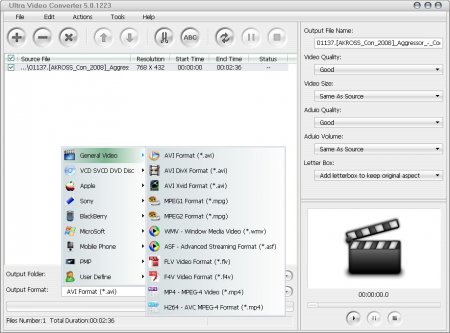 Aone Ultra Video Converter 5.0.1223 + Portable