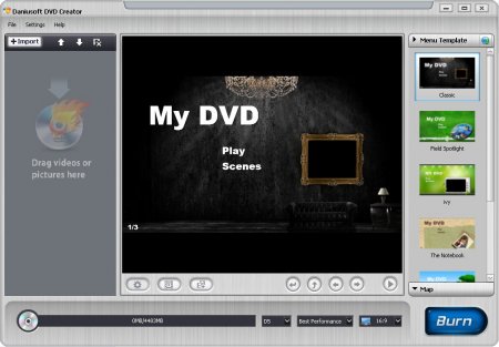 Daniusoft DVD Creator 1.5.0 + Templates