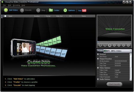 Clone2Go Video Converter Professional v 1.9.5 + Portable