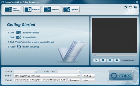 SnowFox DVD & Video Converter 2.8.1.0