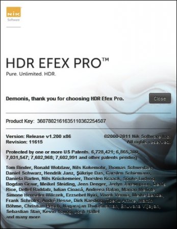 NIK Software HDR EFEX Pro 1.2.0.0