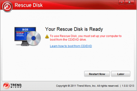 Trend Micro Rescue Disk 1.0.8.1213