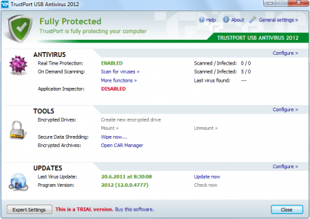 TrustPort USB Antivirus 2013 Build 13.0.10.5106 Rus