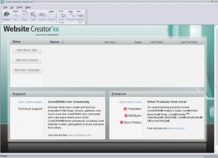 Corel Website Creator X6 12.50 Eng + Portable