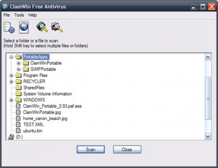 CLAMWIN FREE ANTIVIRUS 0.98.4