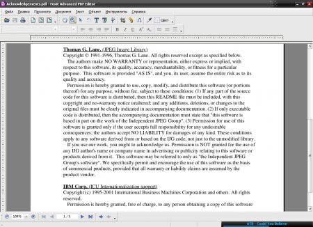 Foxit Advanced PDF Editor 3.04 Rus + Portable