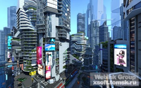Futuristic City 3D Screensaver 1.1 Build 3