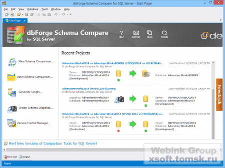 dbForge Schema Compare for SQL Server v3.8