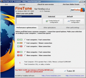 FireTune 1.2.0 Rus