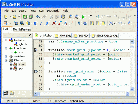 DzSoft PHP Editor 4.1.0.9