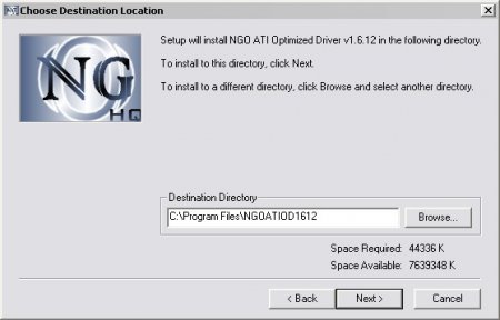 NGO ATI Optimized Driver 1.7.2