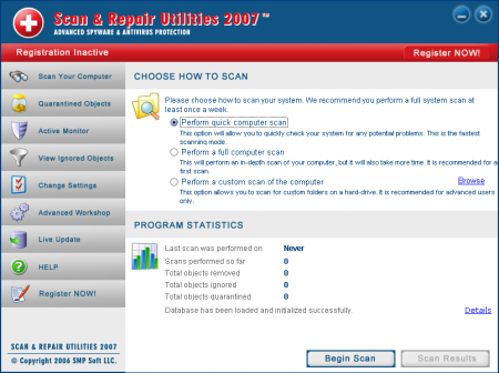 Scan And Repair Utilities 2007.4.0.2