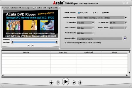 Acala DVD Ripper 2.7.1
