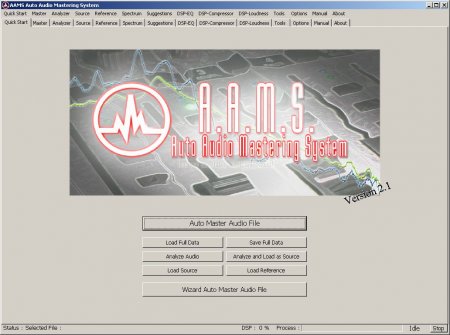 AAMS Auto Audio Mastering System 2.1 Rev.004