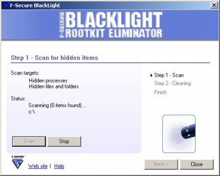 F-Secure BlackLight 2.2.1064 Beta